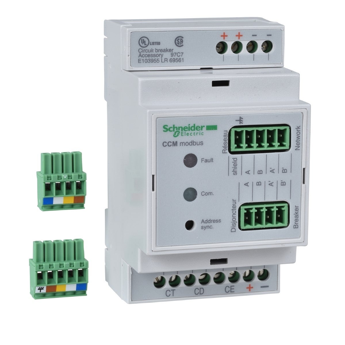 Chassis I/O (Input/Output) application module, MasterPact NT/NW drawout, communication option