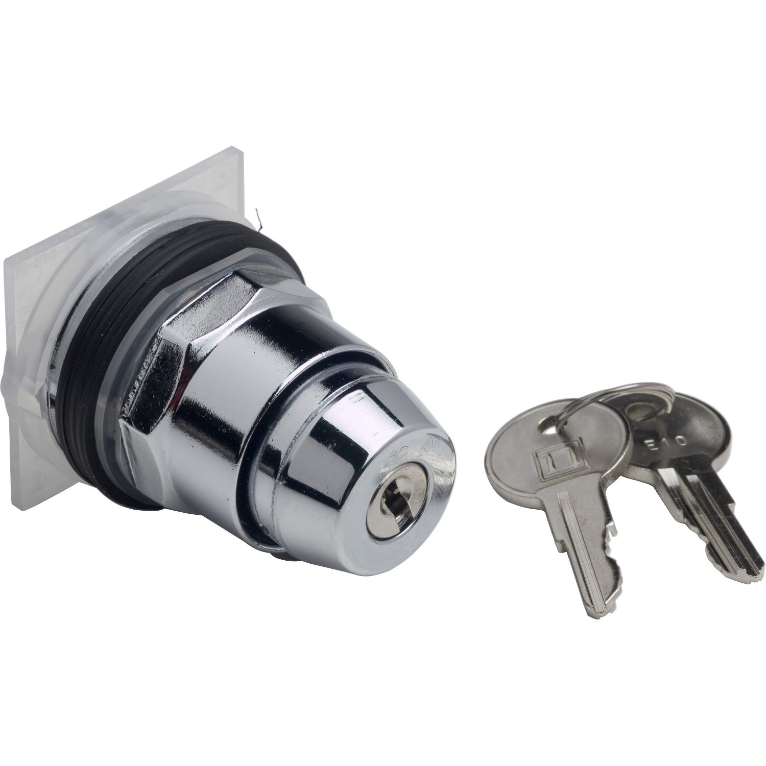 Key selector switch head, Harmony 9001K, metal, key switch, 30mm, key E10, 4 positions, stay put