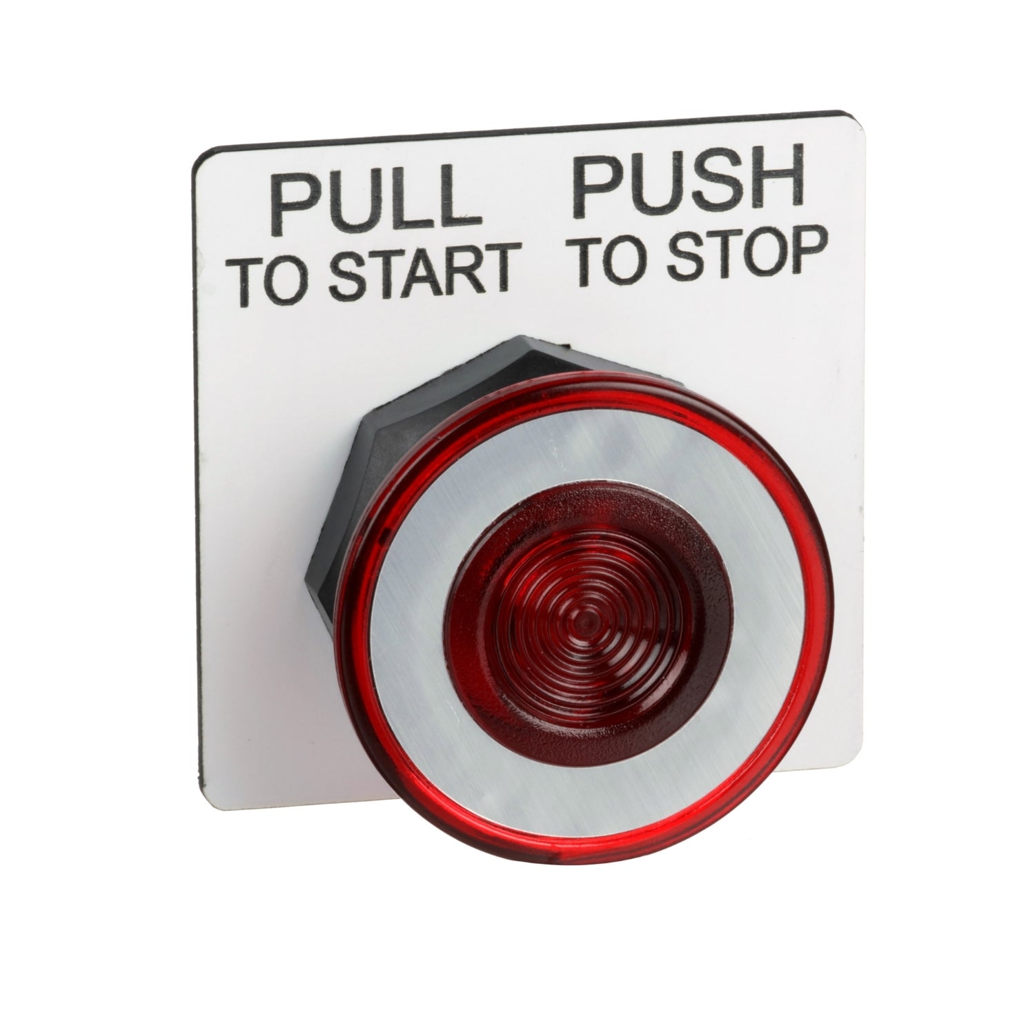 Push button head, Harmony 9001SK, plastic, mushroom 41mm, red, 30mm, 2 positions, push-pull