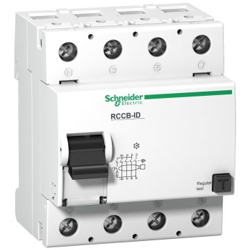Residual current circuit breaker (RCCB), Acti9 RCCB-ID, 4P, 125A, AC type, 500mA