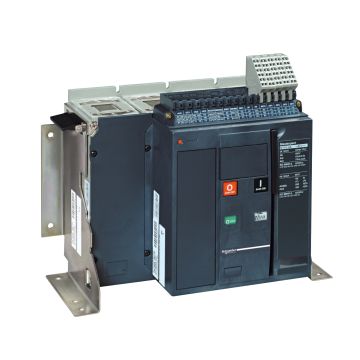 Circuit breaker frame, MasterPact NT12H2, 1250A, 50kA/440VAC 50/60Hz (Icu), 4 poles, fixed, without control unit
