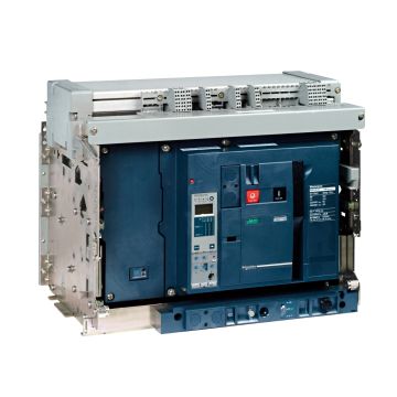 Circuit breaker frame, MasterPact NW10H1, 1000A, 65kA/440VAC 50/60Hz (Icu), 4 poles, fixed, without control unit