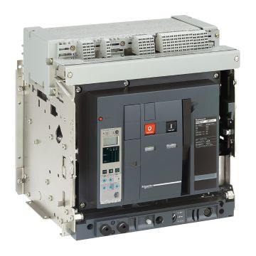 Circuit breaker frame, MasterPact NW10H2, 1000A, 100kA/440VAC 50/60Hz (Icu), 4P, right Neutral, fixed, no control unit