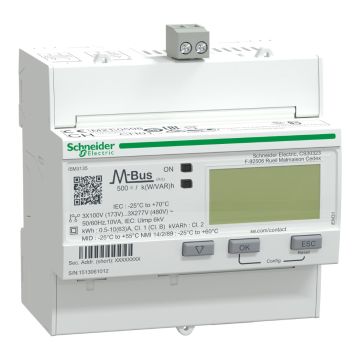 iEM3135 energy meter - 63 A - M-bus - 1 digital I - 1 digital O - multi-tariff - MID