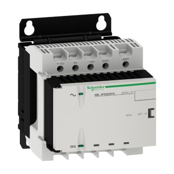rectified and filtered power supply - 1 or 2-phase - 400 V AC - 24 V - 1 A