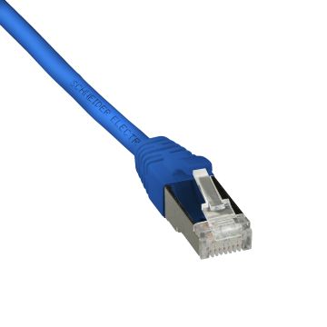 Patch cord, Actassi, Category 6, F/UTP, LSZH, 2 m, blue