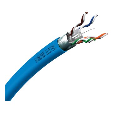 Actassi - cable - category 6A - FTP - 10G - 305m - blue - LSZH