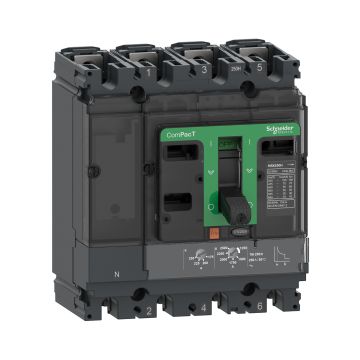 Circuit breaker, ComPacT NSX100H, 70kA/415VAC, 4 poles 4D (neutral fully protected), TMD trip unit 32A, 50 degrees C
