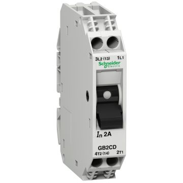 Circuit breaker, TeSys GB2, 1P+N, 6A, Icu 1.5kA at 240V, Thermal magnetic, DIN rail mounted