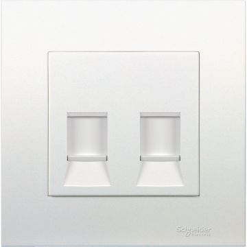 2G CAT6 DATA OUTLET W/SHUTTER