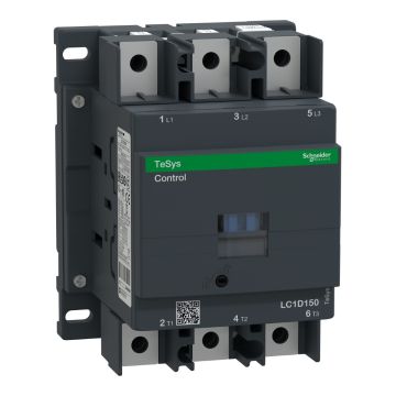 Contactor, TeSys Deca, 3P(3NO), AC-3/AC-3e, =440V, 150A, 48V AC 50/60Hz coil, lugs/bars terminals