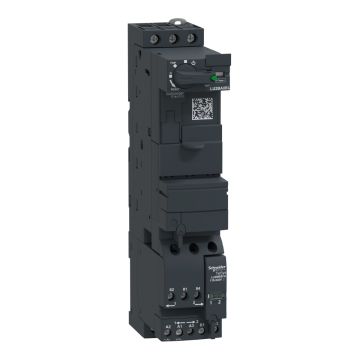 Reversing power base, TeSys Ultra, 3P, 1NO + 1NC, 12A, 690VAC, 24VDC, without control terminals