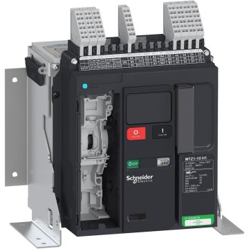 Circuit breaker frame, MasterPact MTZ1 10H1 fixed for MicroLogic X, 1000A, 42kA/415VAC (Icu), 3P