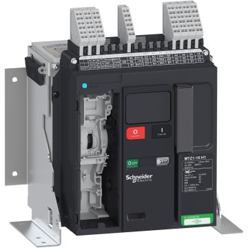 Circuit breaker frame, MasterPact MTZ1 16H1 fixed for MicroLogic X, 1600A, 42kA/415VAC (Icu), 3P
