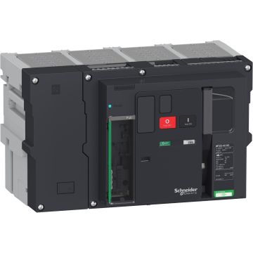 Circuit breaker frame, MasterPact MTZ2 32H2 drawout for MicroLogic X, 3200A, 100kA/415VAC (Icu), 4P