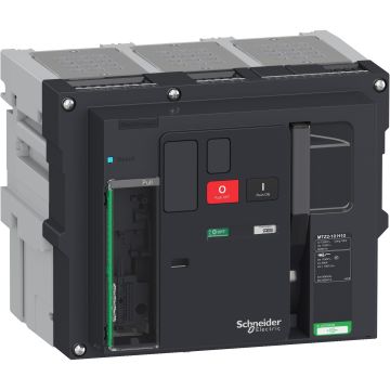 Circuit breaker frame, MasterPact MTZ2 10H10 drawout for MicroLogic X, 1000A, 50kA/1150VAC (Icu), 3P