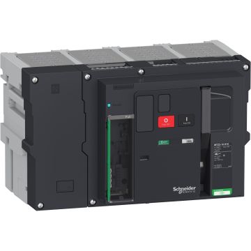 Circuit breaker frame, MasterPact MTZ2 10H10 drawout for MicroLogic X, 1000A, 50kA/1150VAC (Icu), 4P
