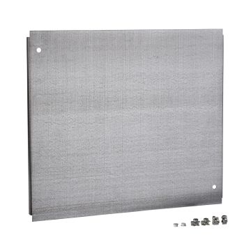 Plain cable gland plate, PanelSeT SFN, PanelSeT SF, for electrical enclosure W1600 D500mm, fixed by clips