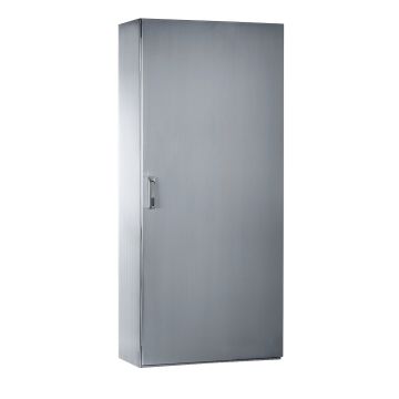 SMX 304L stainless monobloc enclosure, H1800xW800xD400mm, Scotch BriteÂ® finish.