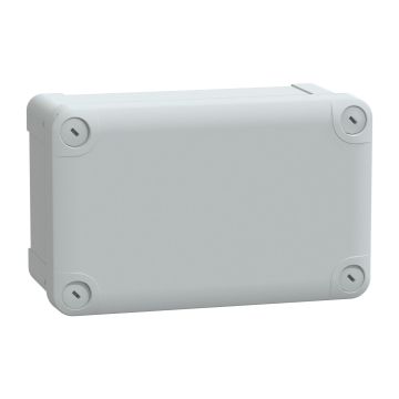 PC box IP66 IK08 RAL7035 Int.H175W105D80 Ext.H192W121D87 opaque PC cover H20