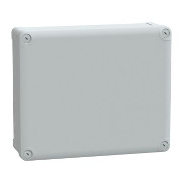 PC box IP66 IK08 RAL7035 Int.H275W225D80 Ext.H291W241D88 opaque PC cover H20