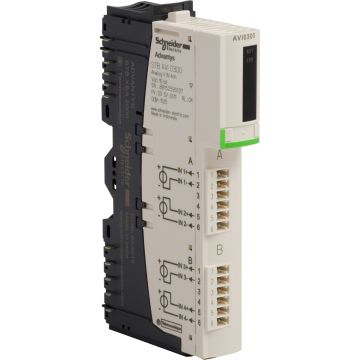 analog input kit, Modicon STB, standard, +/- 10V, 4 I, 15bits with sign