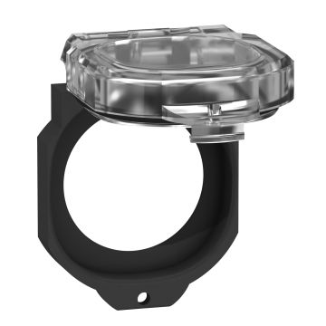 Rigid protection cover, Harmony XB5, plastic, transparent, for RJ45 and USB ports