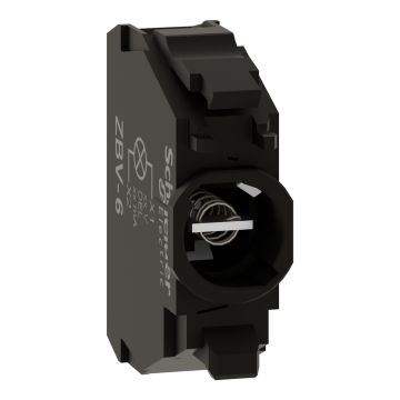 Light block for head 22mm, Harmony XB4, for BA9s bulb, It 250V, screw clamp terminal