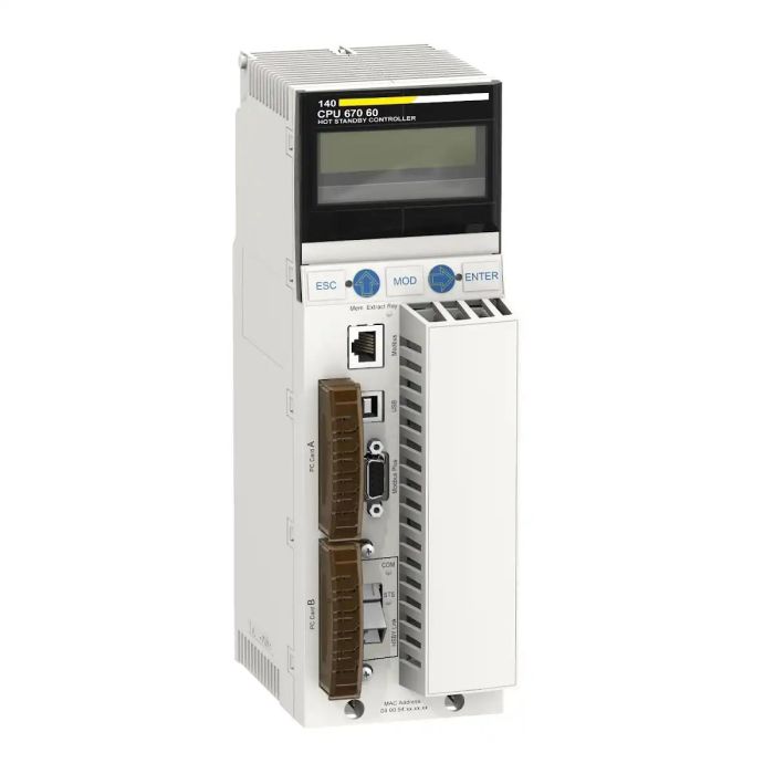 Unity Hot Standby processor with multimode Ethernet - 512 kB - 266 MHz main product photo