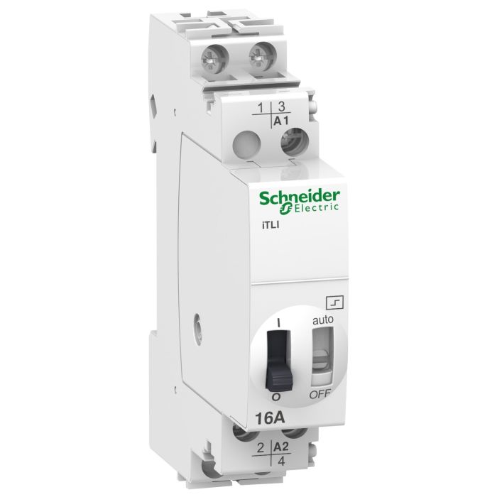 impulse relay iTLI - 2P - 1NO+1NC - 16A - coil 130 VAC 50/60Hz- 48 VDC main product photo