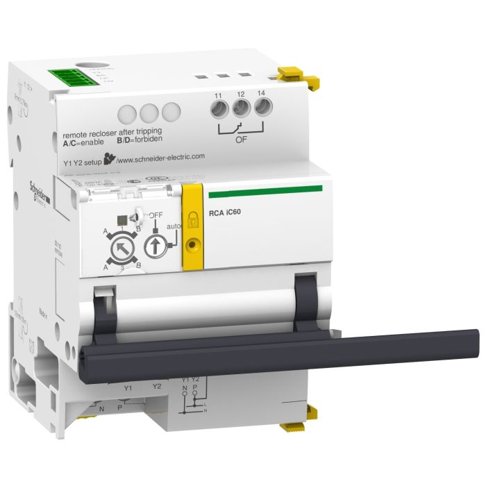 Remote control auxiliary, Acti9 RCA, with Ti24 interface for iC60 3P or 4P main product photo