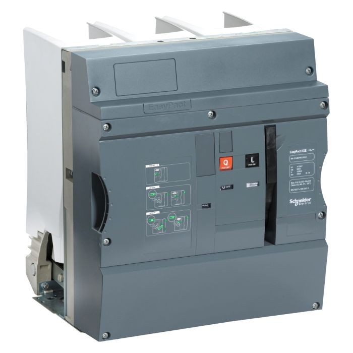 MV vacuum circuit breaker, EasyPact EXE, basic function, 12kV, 630A, 20kA 3s, 150mm, IEC main product photo