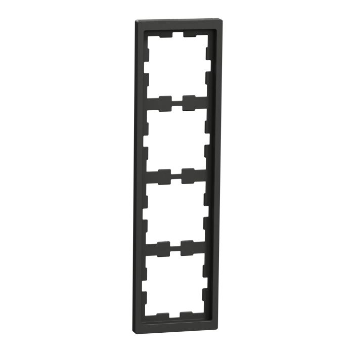 Cover frame, Merten D-Life, 4 gangs, anthracite main product photo