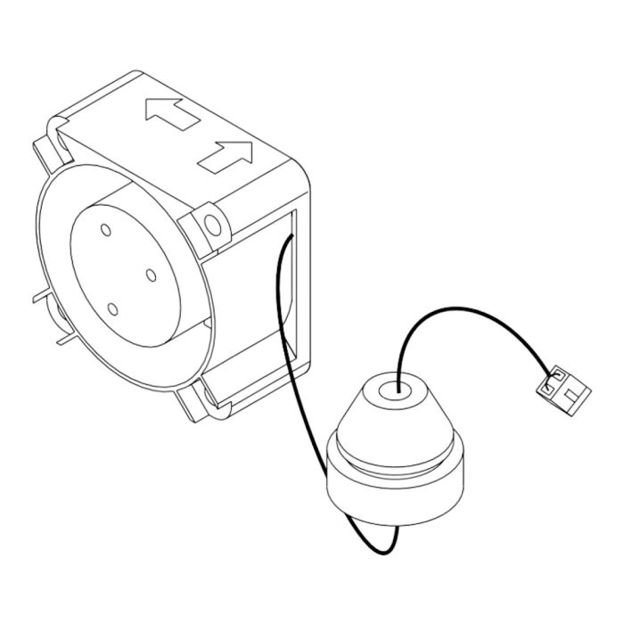 Wear part, external fan kit for variable speed drive, Altivar 212, up to 2.2kW main product photo