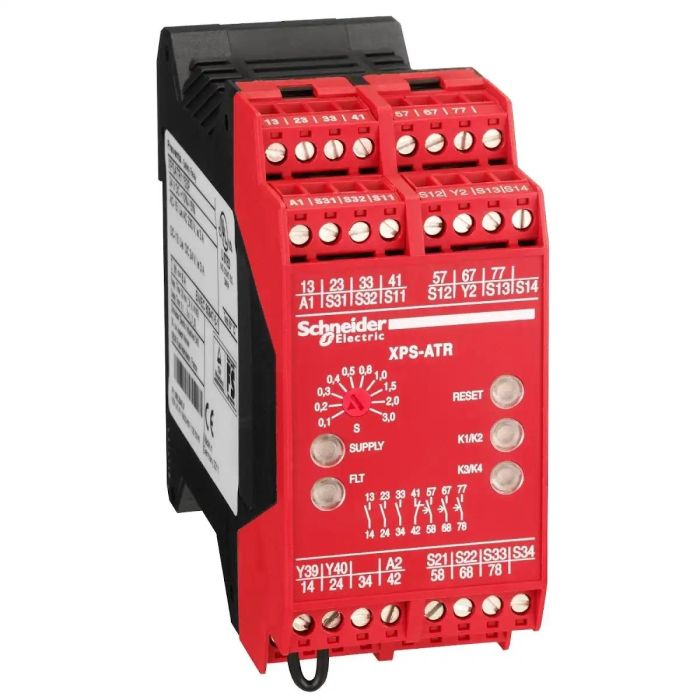 module XPSATR - Emergency stop and protective guard - 115-230VAC, time delay 30s main product photo