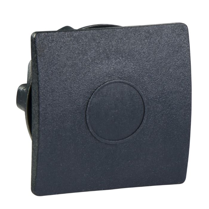 Blanking plug, Harmony XB5, black, square, for 22mm hole main product photo