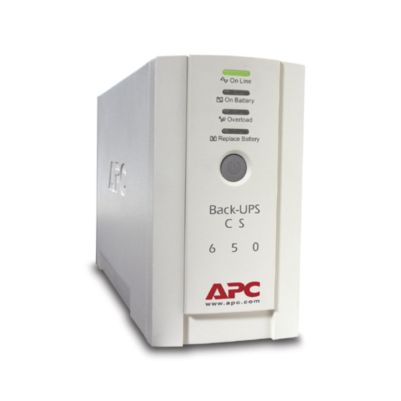 APC Back-UPS, 650VA, Tower, 230V, 4 IEC C13 Outlets , User Replaceable Battery