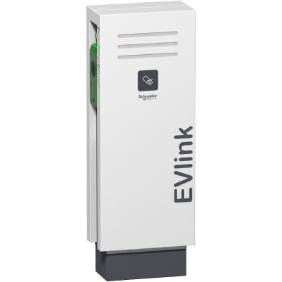 EVlink PARKING Floor Standing 22KW 2xT2 with Shutter RFID EV CHARGING STATION