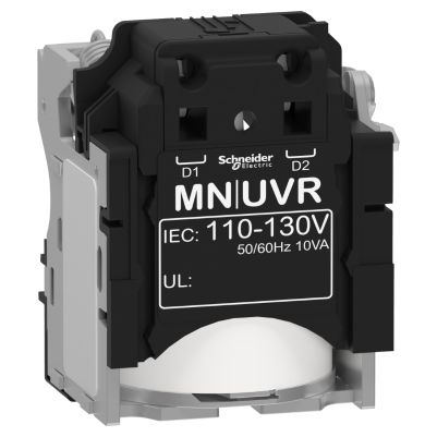 Undervoltage release MN, ComPacT NSX, rated voltage 110/130VAC 50/60Hz, screwless spring terminal connections