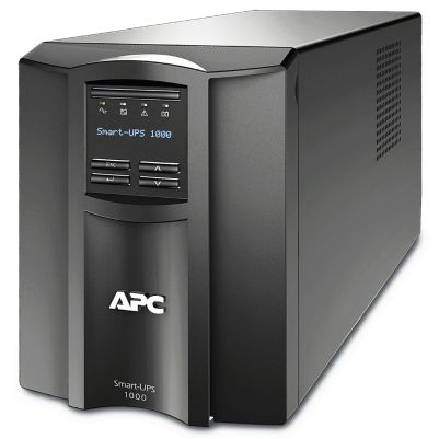 APC Smart-UPS, Line Interactive, 1000VA, Tower, 230V, 8x IEC C13 outlets, SmartConnect Port+SmartSlot, AVR, LCD