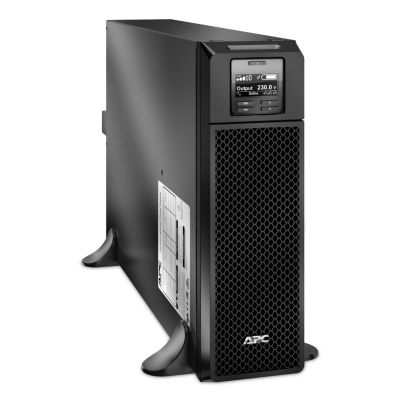APC Smart-UPS On-Line, 5kVA, Tower, 230V, 6x C13+4x C19 IEC outlets, Network Card+SmartSlot, Extended runtime, W/O rail kit