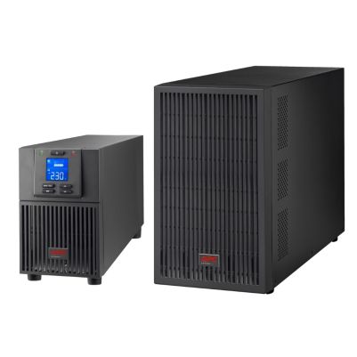 APC Easy UPS On-Line, 3kVA/2400W, Tower, 230V, 6x IEC C13 + 1x IEC C19 outlets, Intelligent Card Slot, LCD, Extended runtime