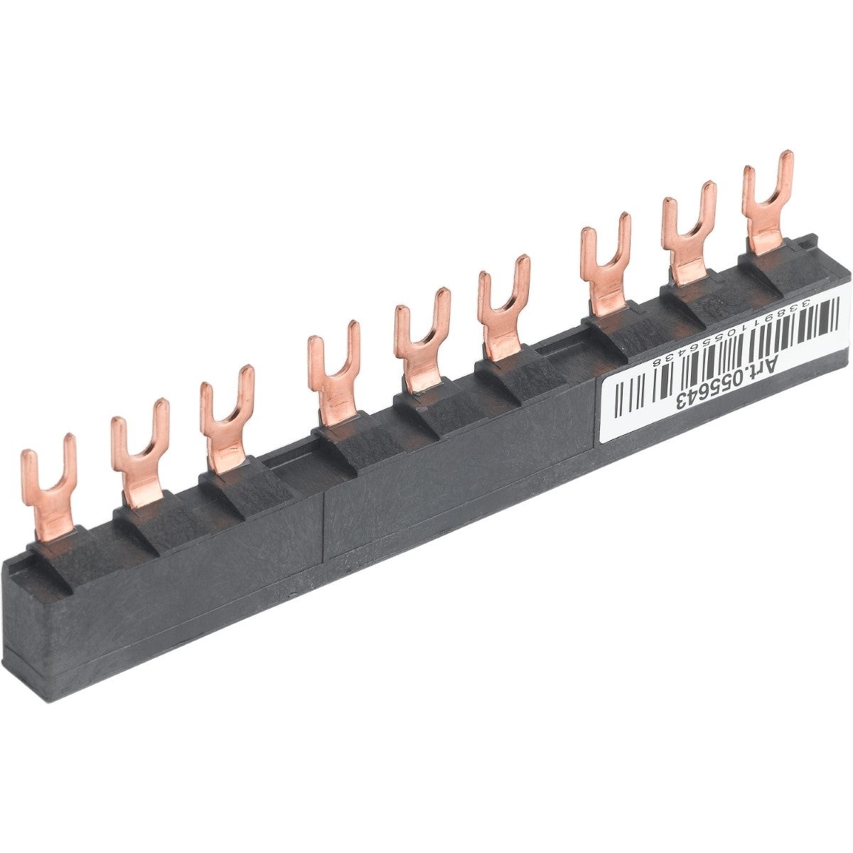 Linergy FT, Comb busbar, 63A, 3 tap-offs, 45mm pitch