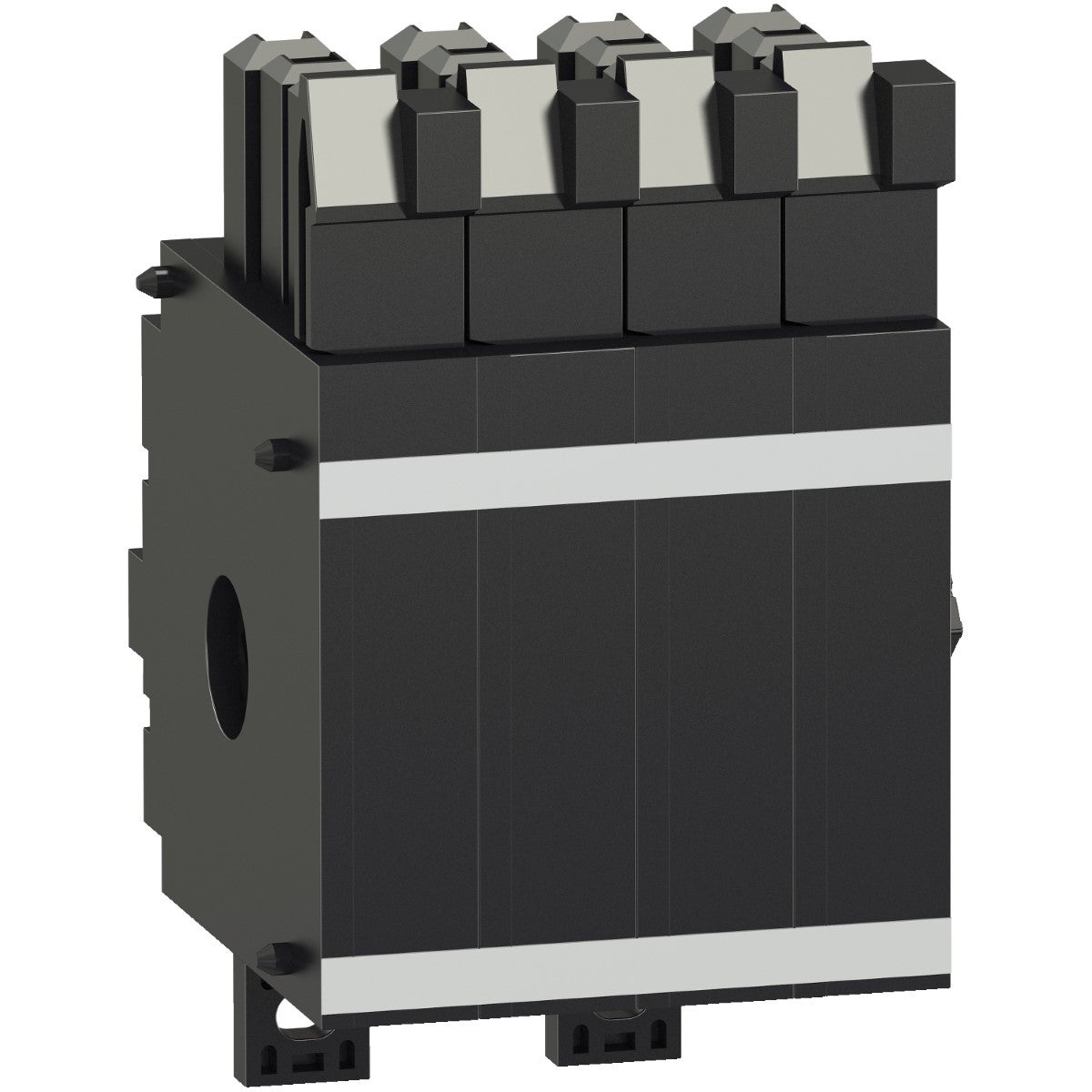 ON/OFF (OF) indication contact block, MasterPact MTZ2/3 drawout, 1 block of 4 changeover contacts, standard, 6A/240VAC