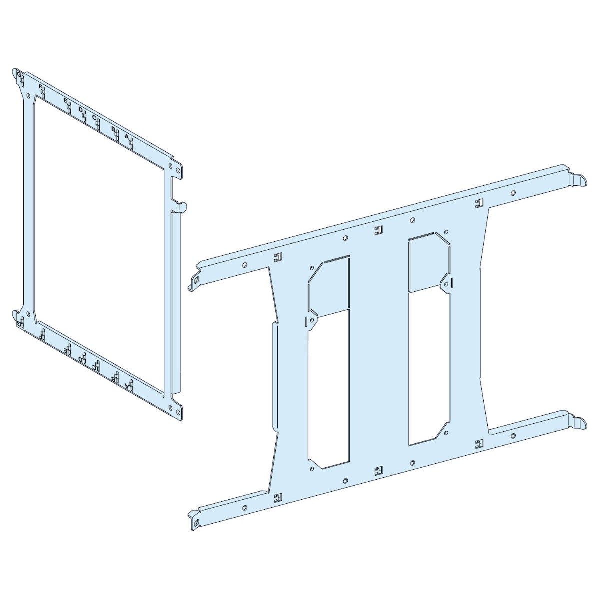 MOUNTING PLATE FOR NS FIXED -3P/4P 1000A HORIZONTAL IN WIDTH 650