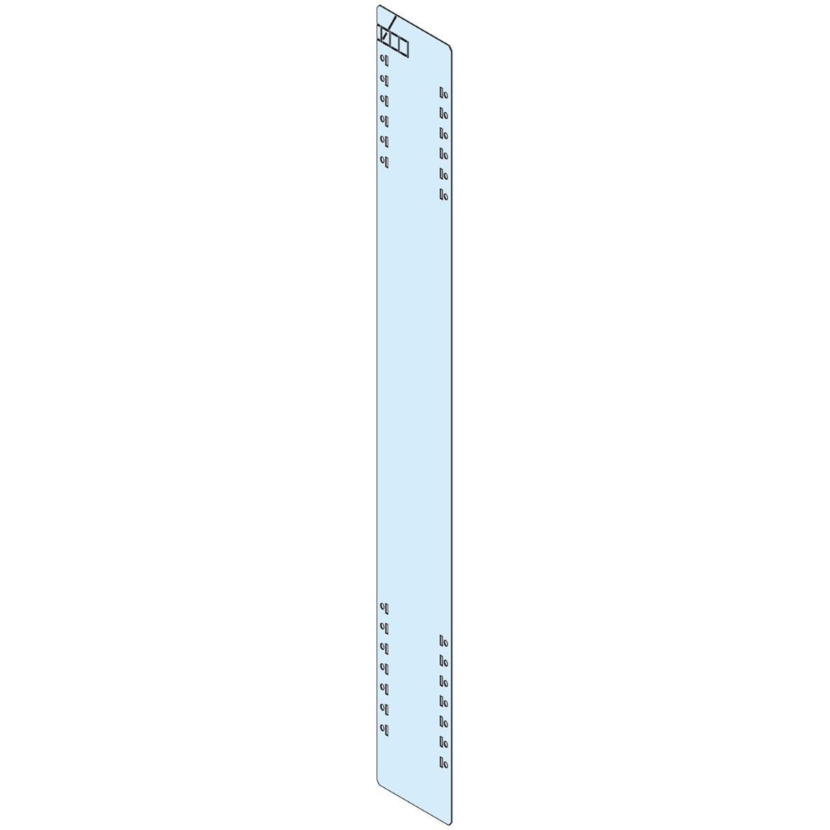 Inter cubicle partition, PrismaSeT P, 2 panels H 850mm W 150mm, for 2 adjacent cubicles D600