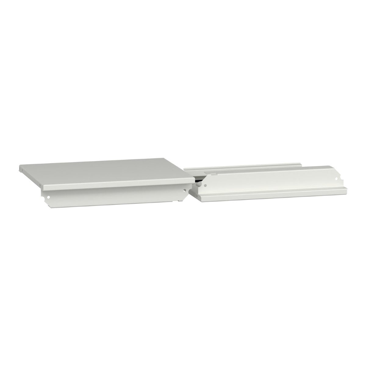 Top/bottom plate, PrismaSeT G, for extension enclosure, W 300mm, IP55, white, RAL 9003, set of 2 plates
