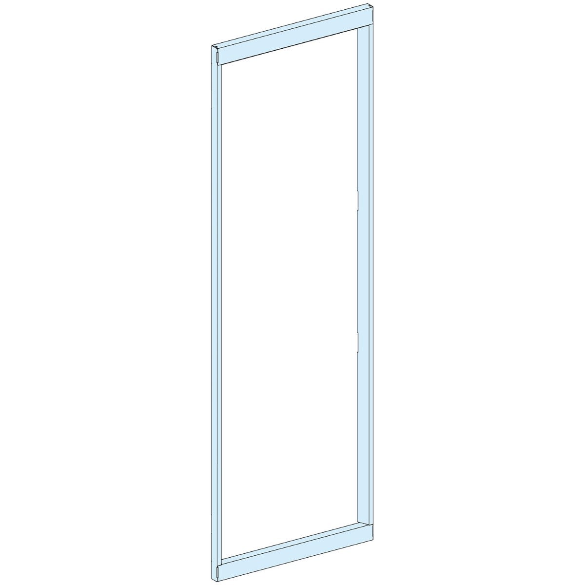 Cover frame, PrismaSeT P, for floor-standing enclosure, 36M, W400, IP30, White, RAL 9003