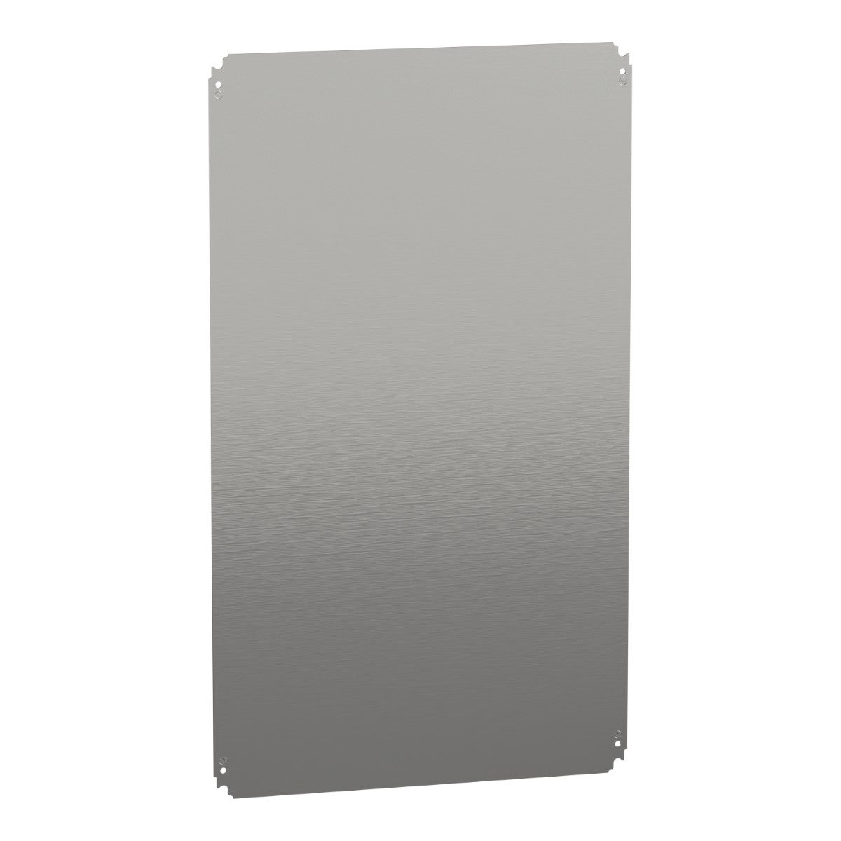Plain mounting plate H1000xW600mm made of galvanised sheet steel