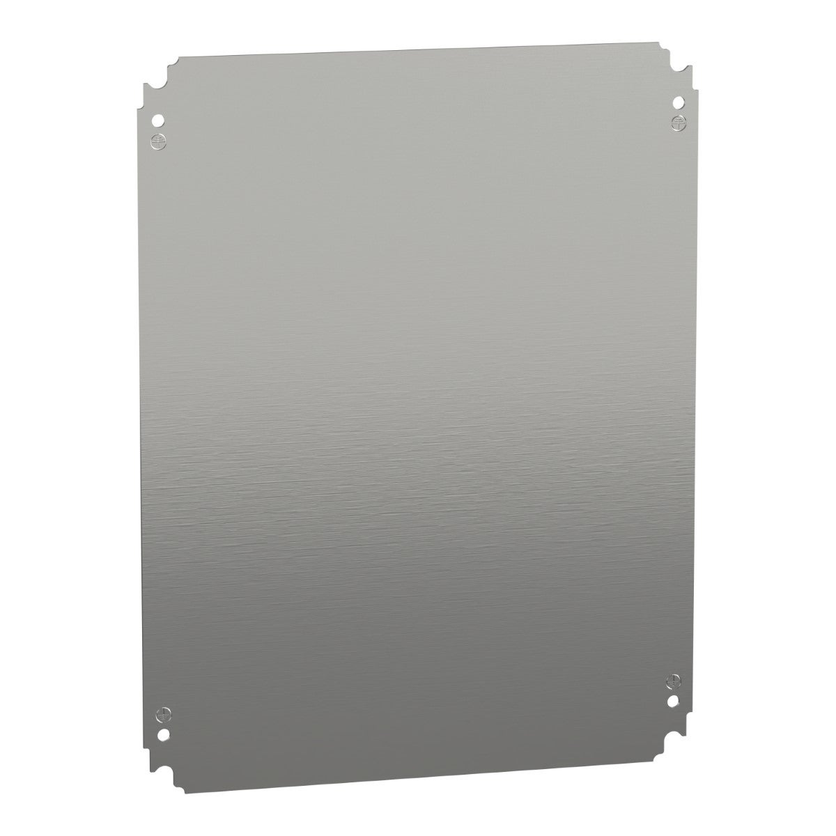 Plain mounting plate H500xW400mm made of galvanised sheet steel